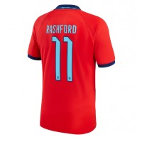 Echipament fotbal Anglia Marcus Rashford #11 Tricou Deplasare Mondial 2022 maneca scurta